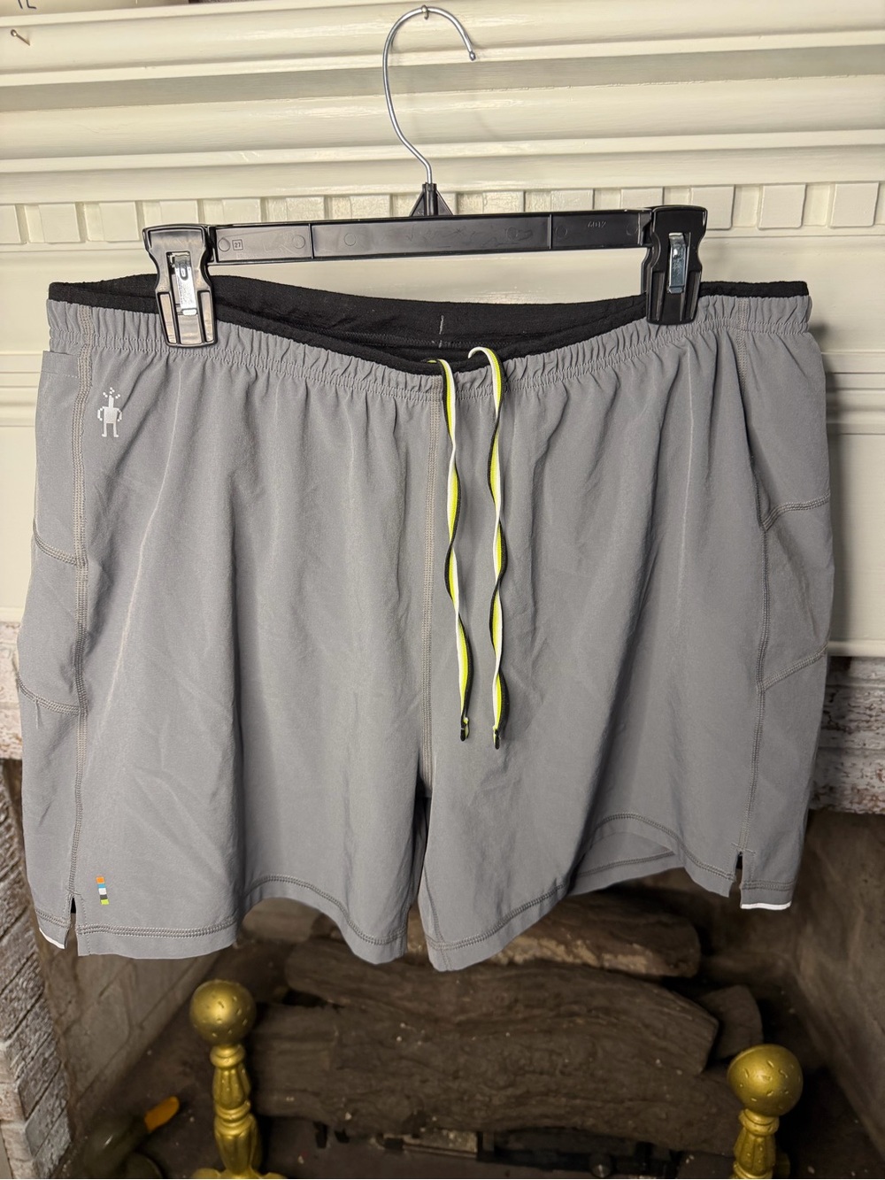 Smartwool Gray Lined Running Shorts XL